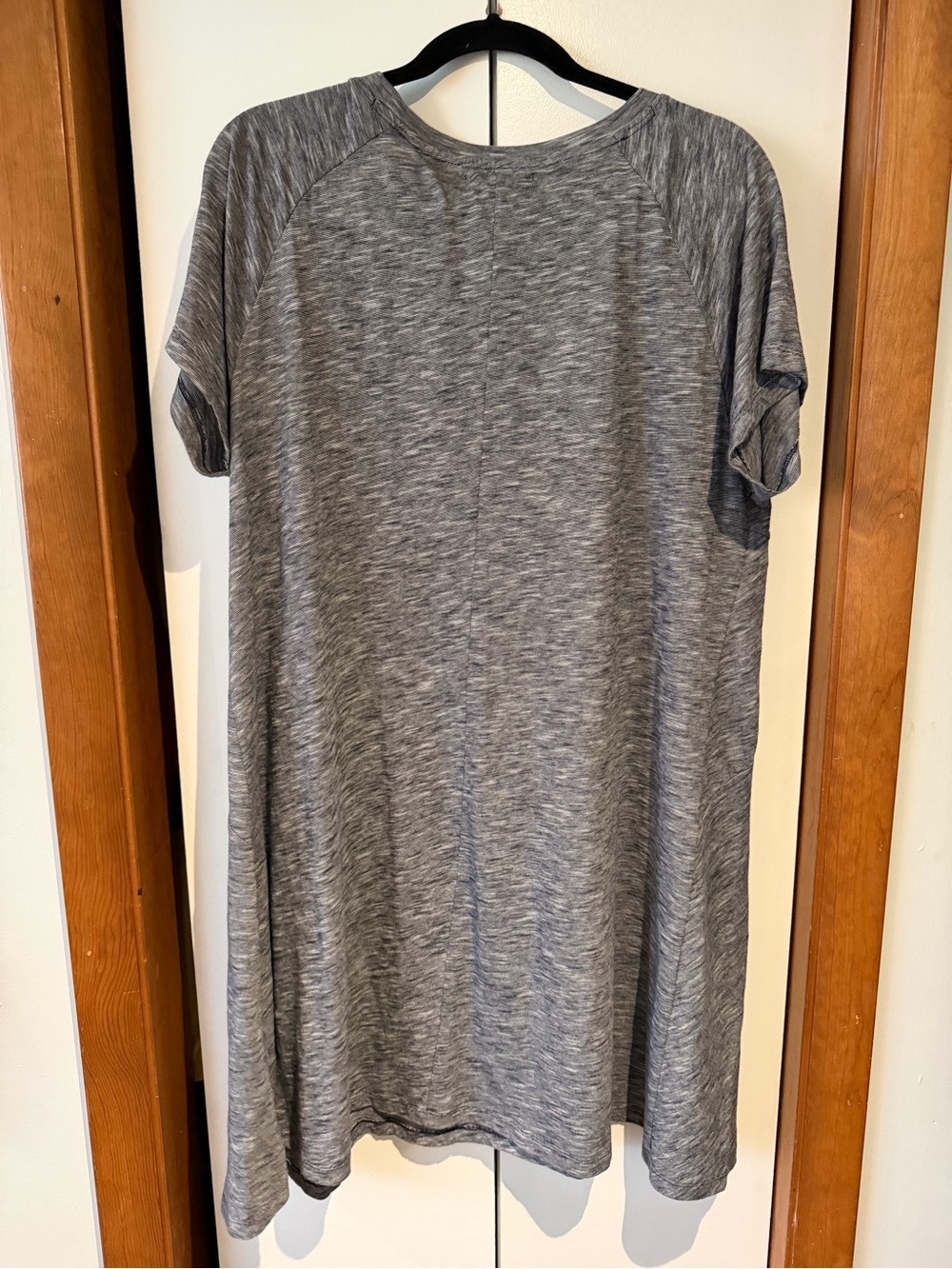 Known Supply - Heather Gray Short-Sleeve Dress - Size L - Picture 2 of 7
